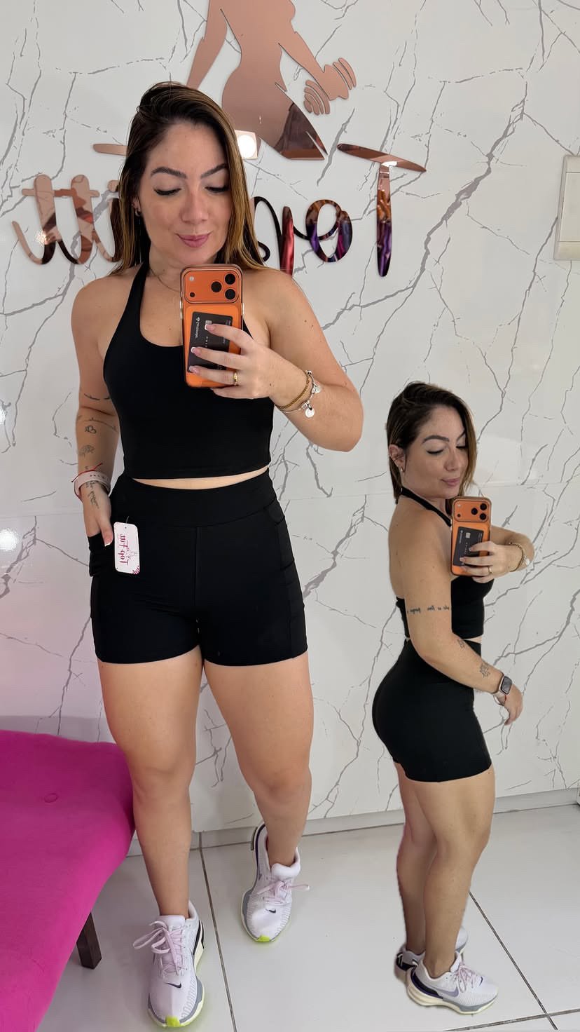 Conjunto bolso poliamida