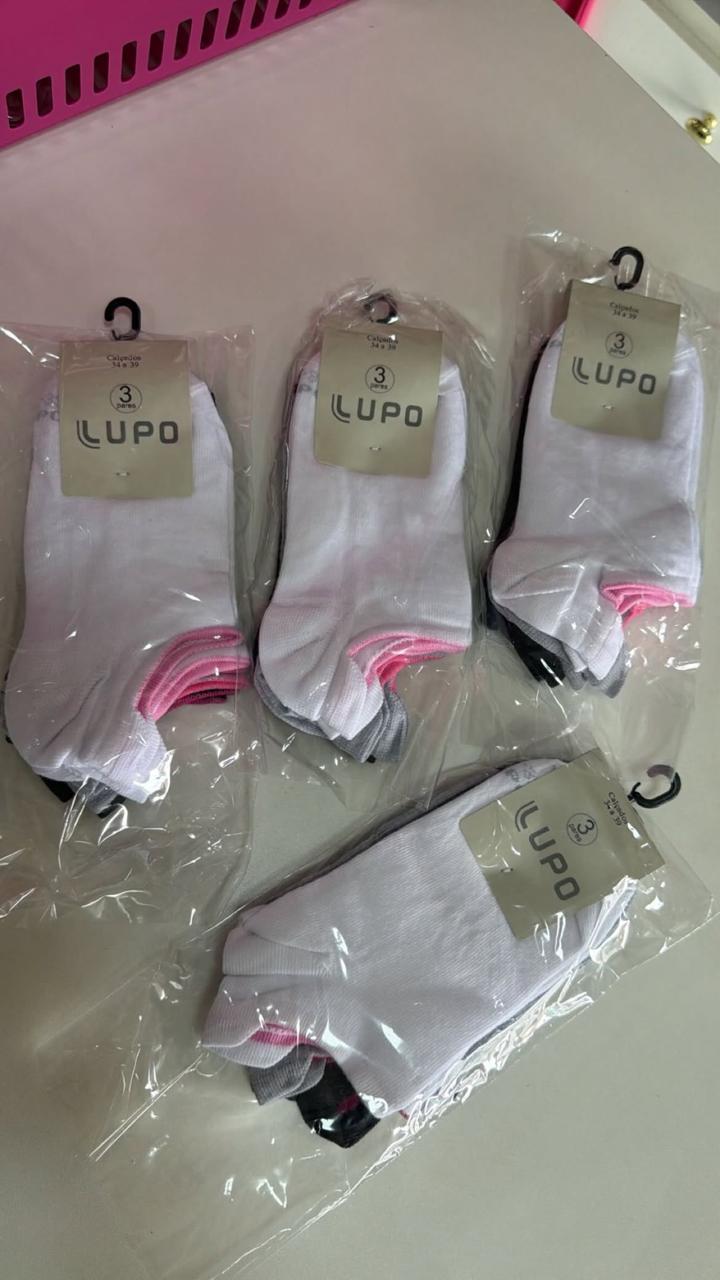Meias Lupo Kit 3 Pares