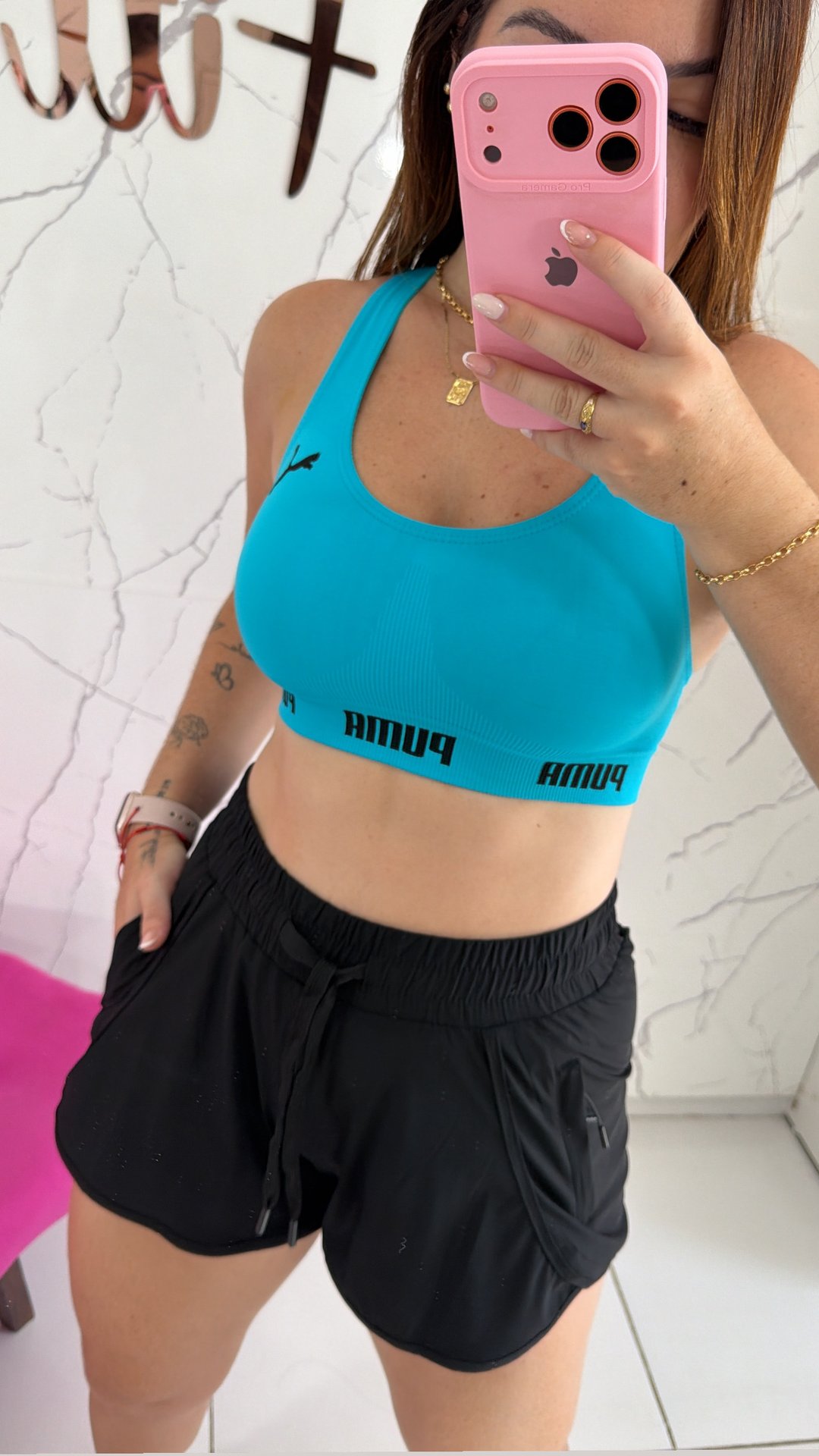 Top Puma sem costura