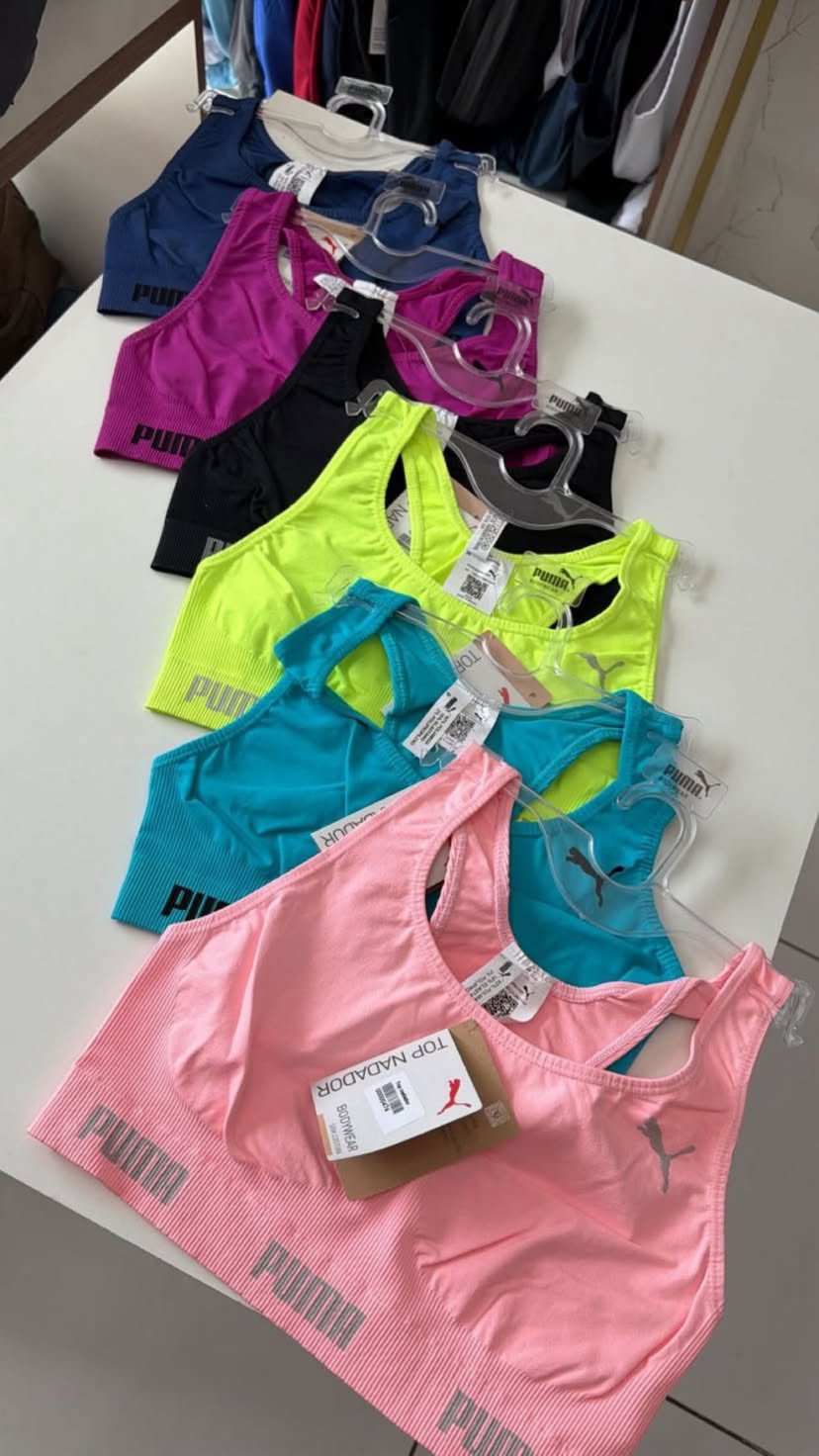 Top Puma sem costura