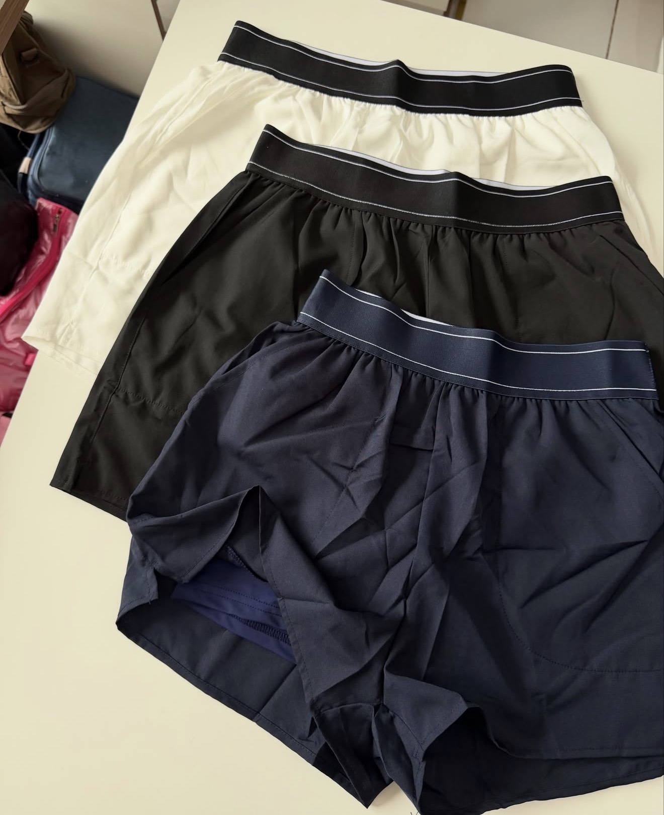Short duplo tactel importado