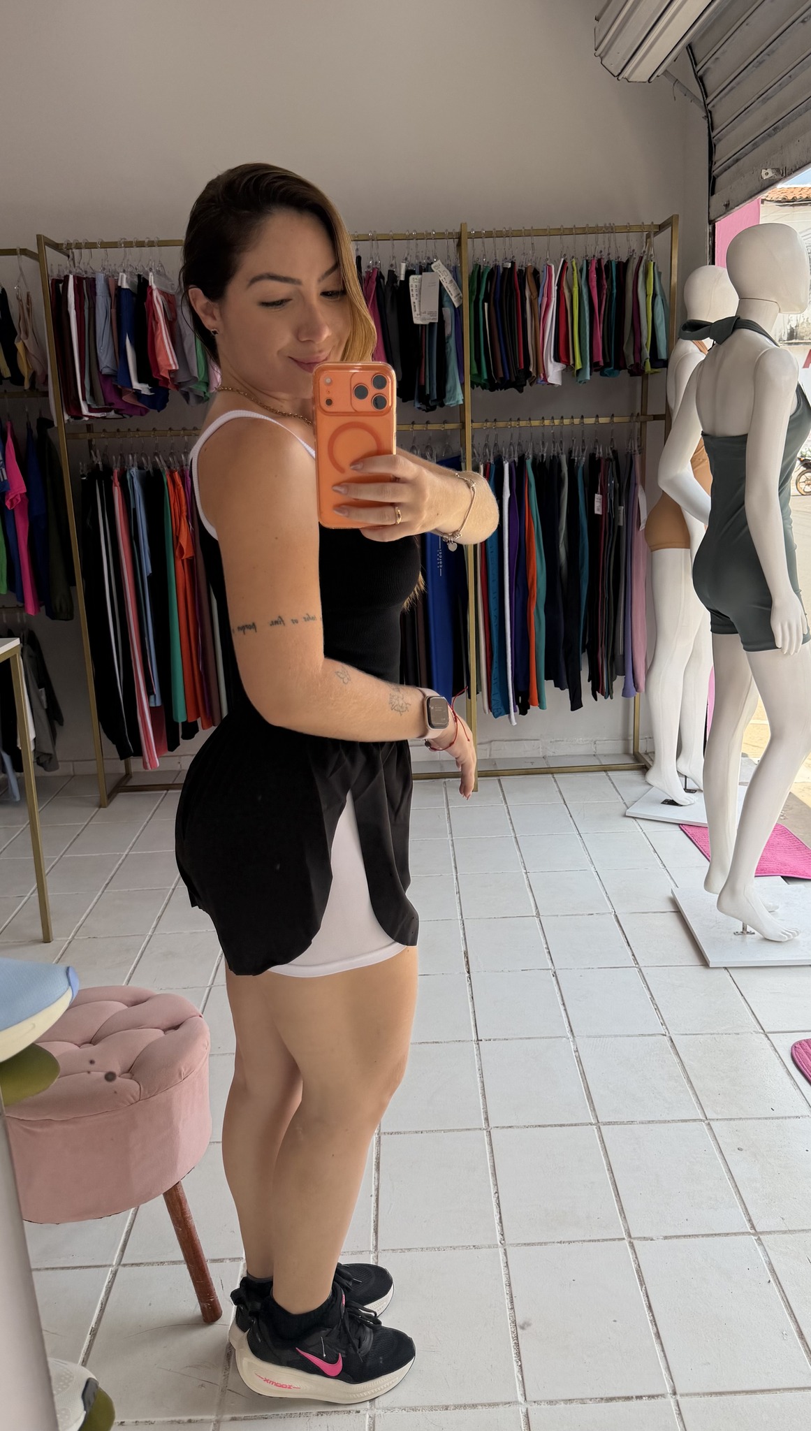 Short duplo tactel + poliamida