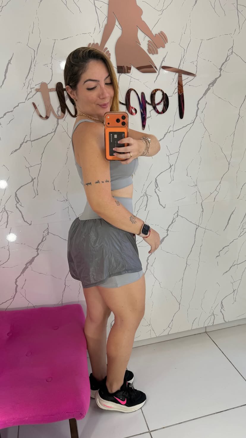 Conjunto de short duplo