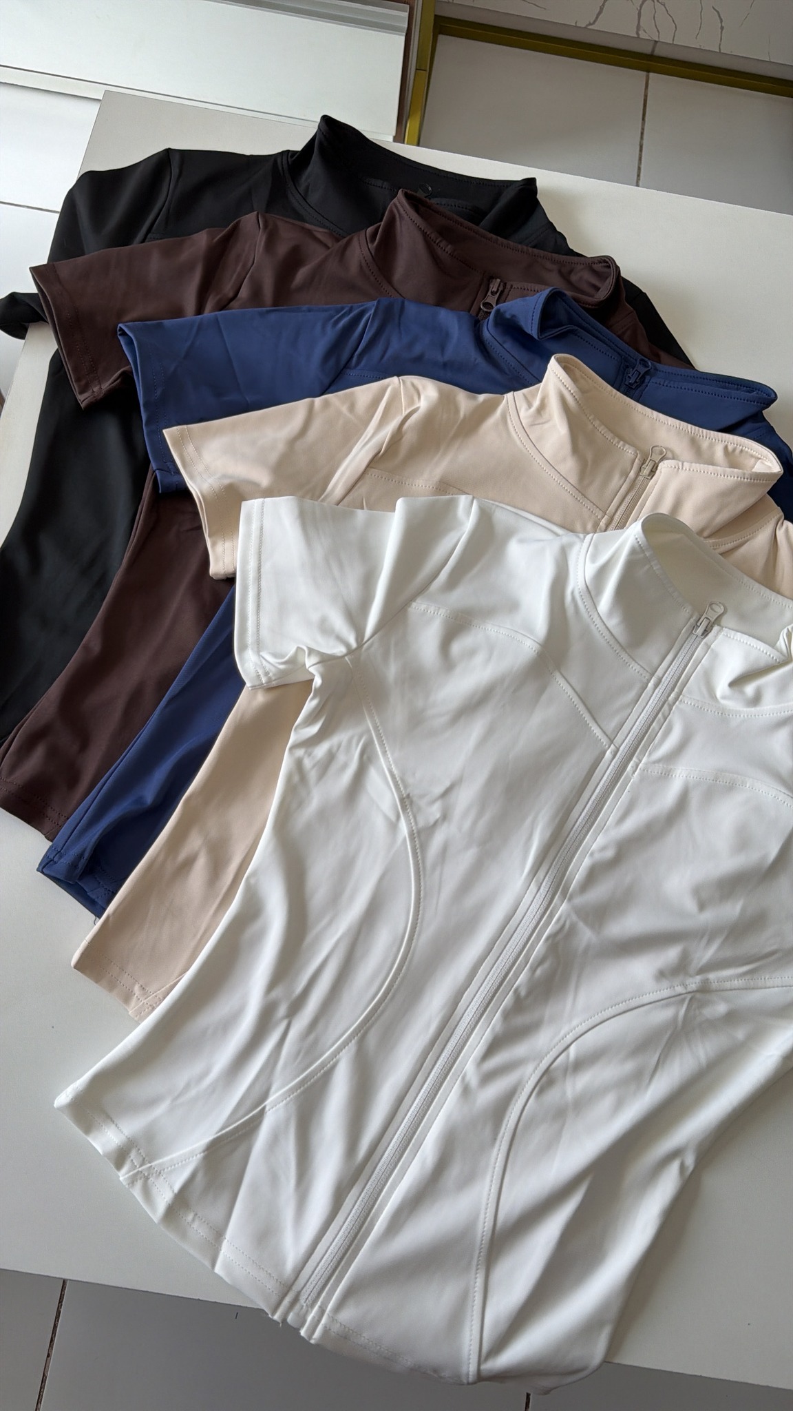 Blusa compressão Zíper