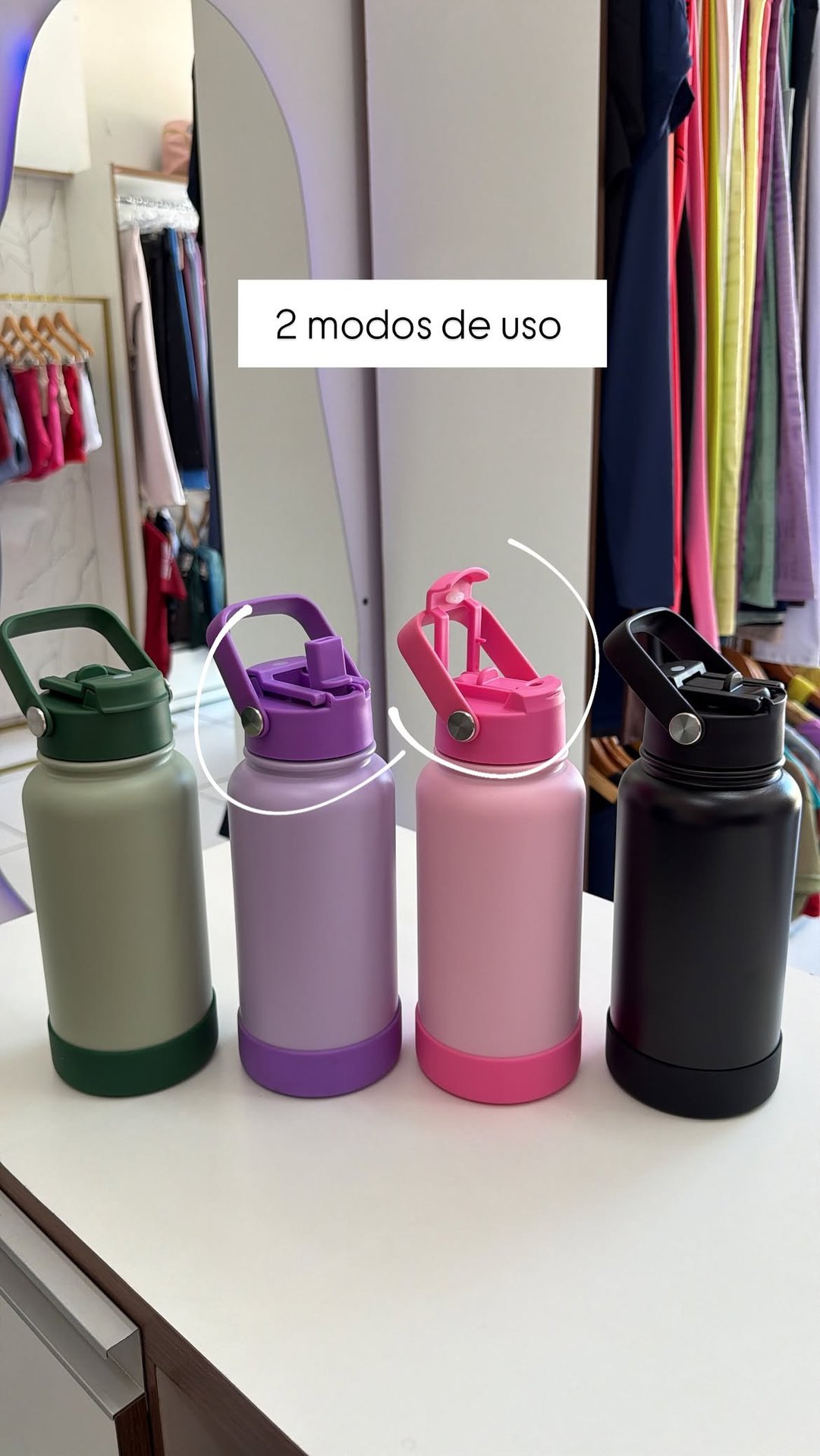 Garrafas de 800ml