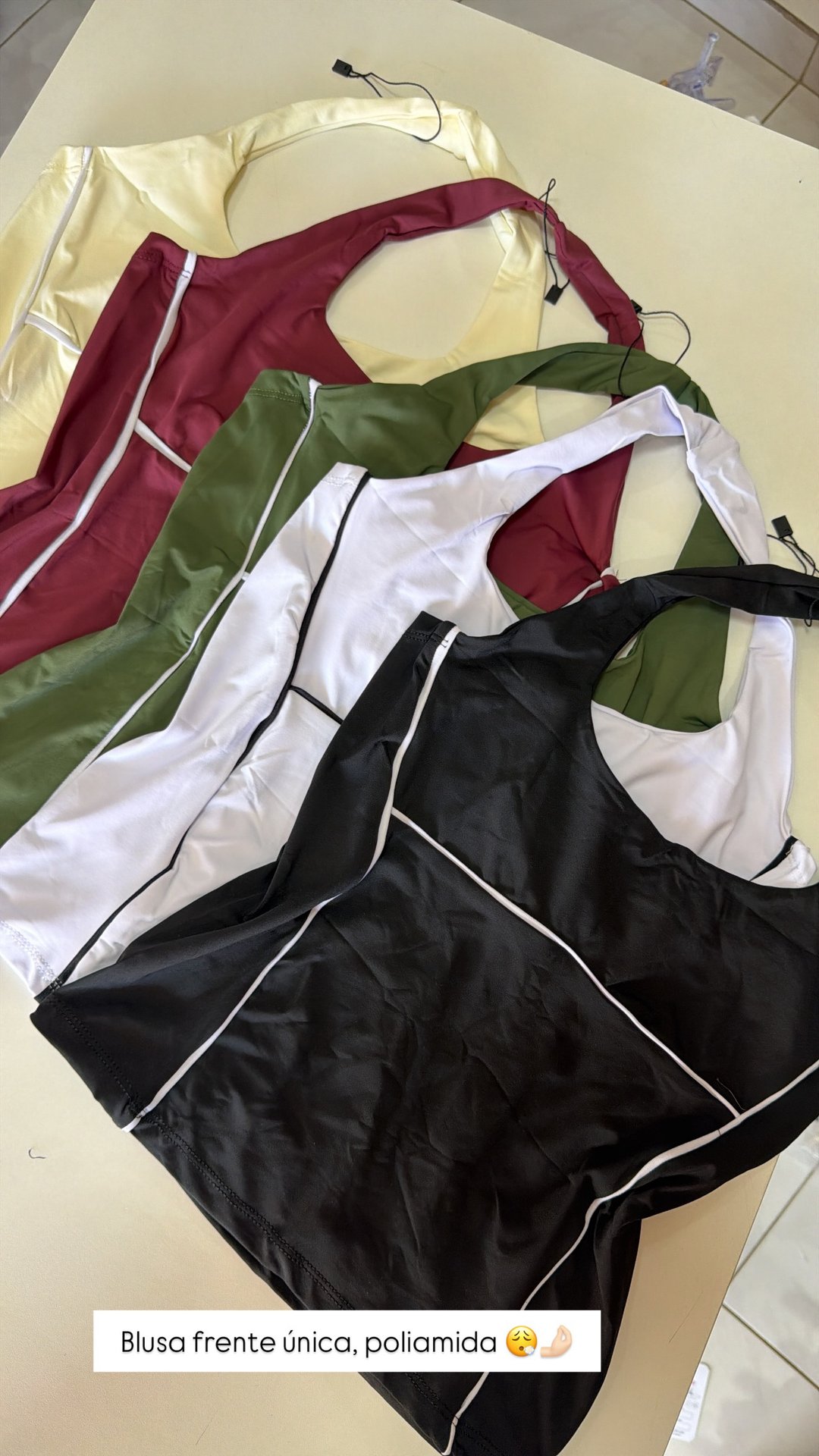 Blusa frente única