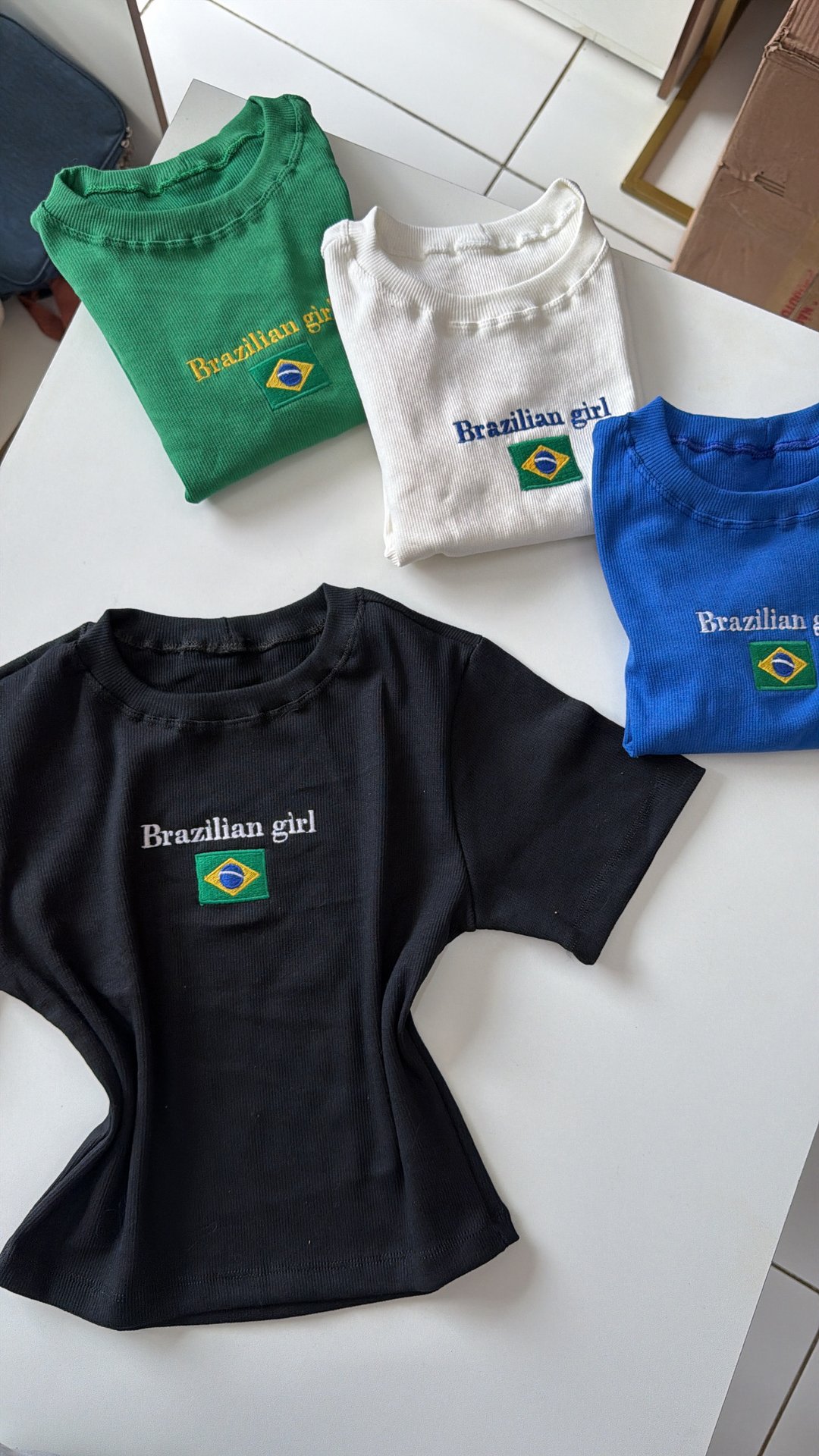 Croped canelado BRASIL