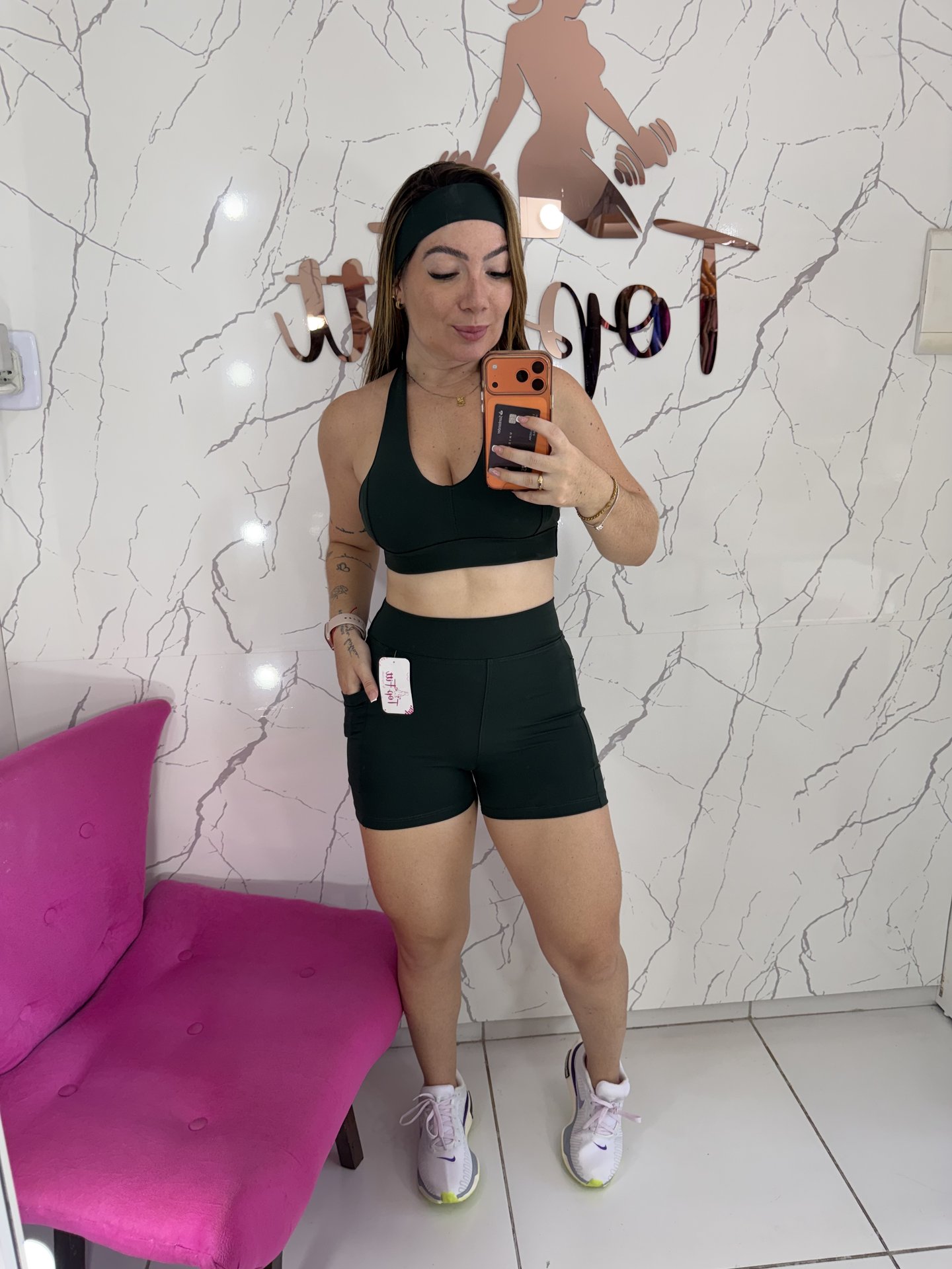 Conjunto poliamida bolso
