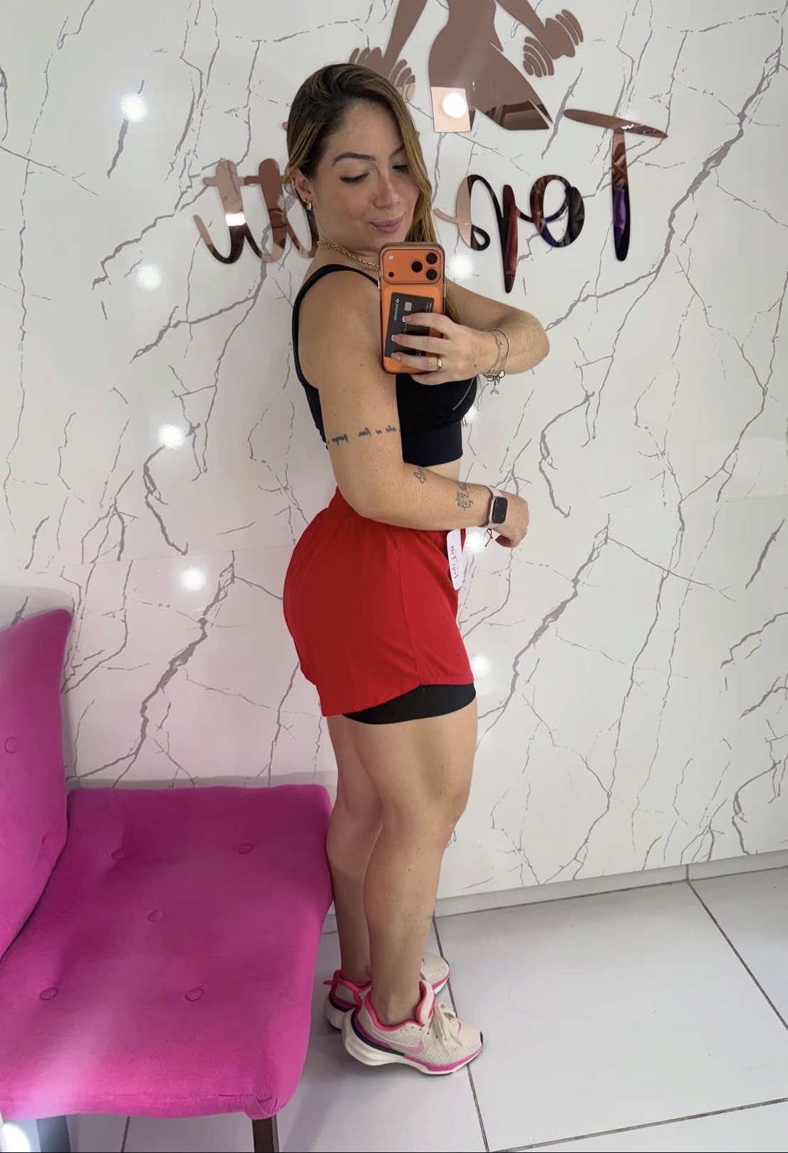 Short duplo tactel + poliamida