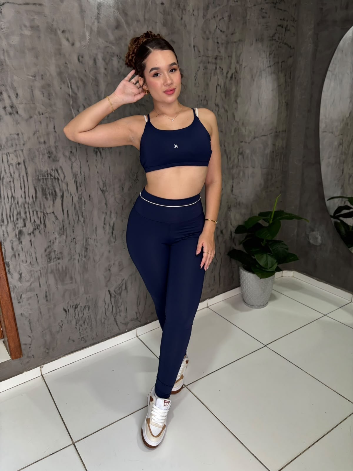 Conjunto legg poliamida