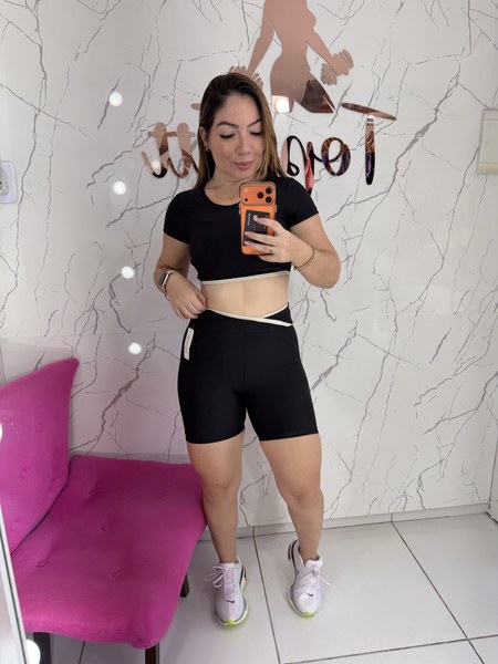 Conjunto poliamida encorpado